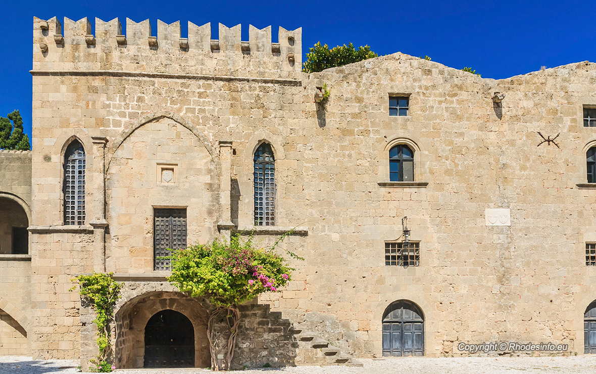 Building in the old town. Rhodes. Greece