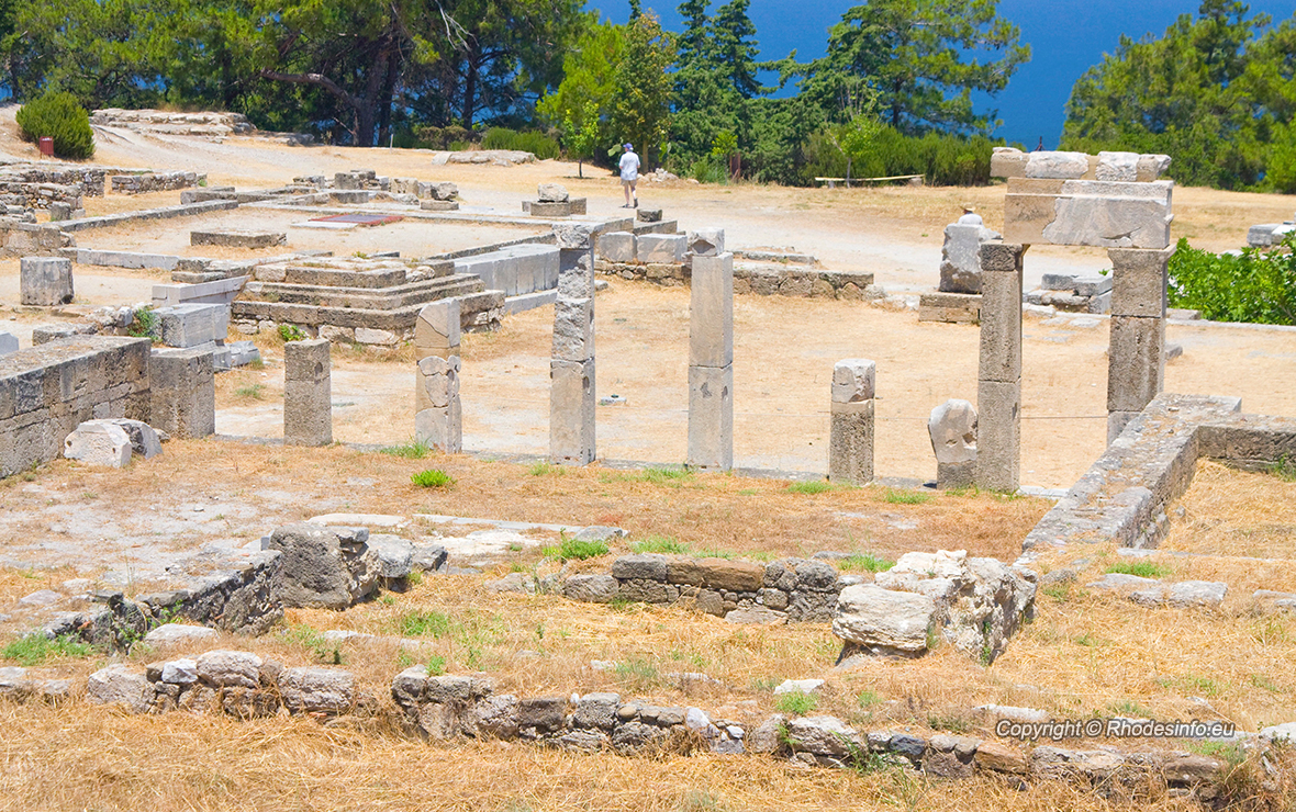 Kamiros, Ancient ruins, Rhodes.