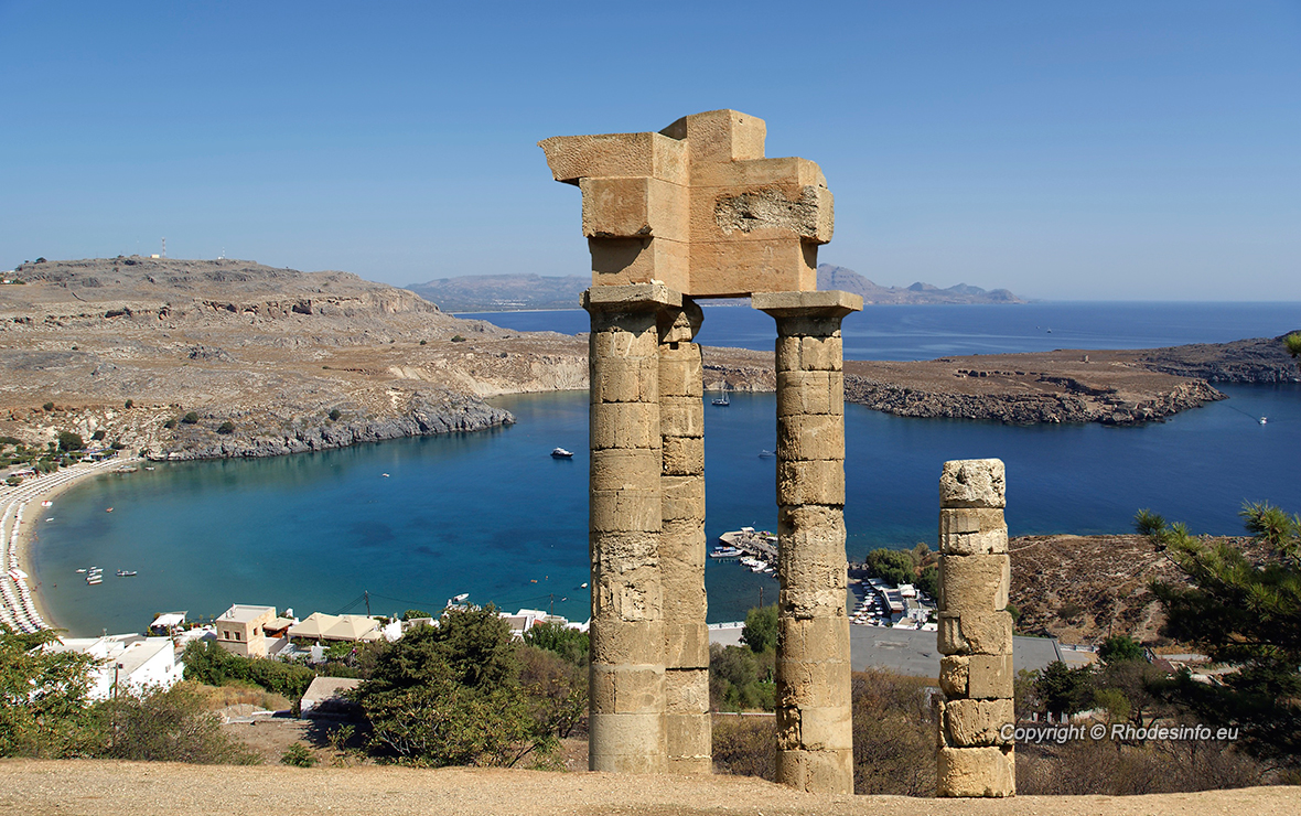 Ναός Απόλλωνα στην Ακρόπολη της Ρόδου