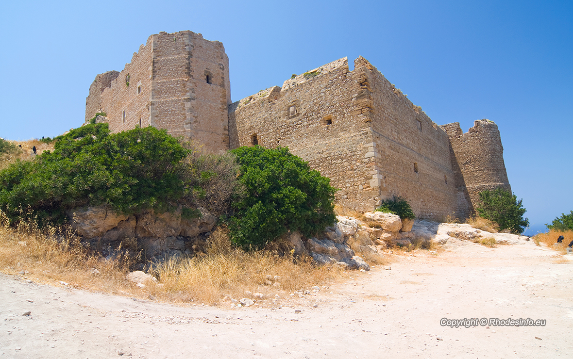 Kritinia castle, Rhodes island, Greece