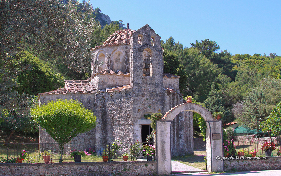 The old church Agios Nikolaos Fountoukli, Rhodes - Greece