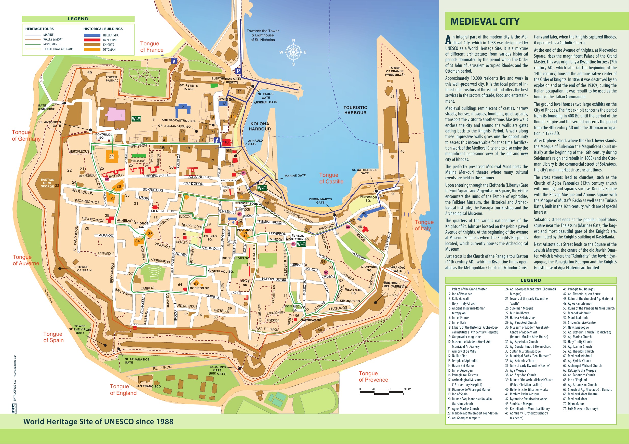 Rhodes-old-town-map